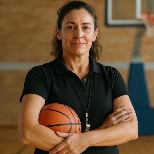 Representante de entrenadoras de baloncesto